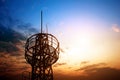 Transmission tower Royalty Free Stock Photo