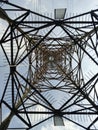 Transmission tower elektrik Royalty Free Stock Photo