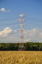 Transmission tower Royalty Free Stock Photo