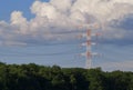 Transmission tower Royalty Free Stock Photo