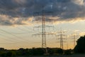 Transmission tower Royalty Free Stock Photo