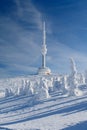 Transmission Tower on Praded Mountain Royalty Free Stock Photo