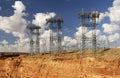 Transmission Towers Royalty Free Stock Photo