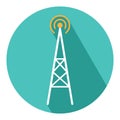 transmitter antenna. Vector illustration decorative design