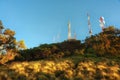 Transmitter pole at top of Bromo mountain