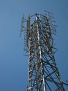 Transmitter and receiver antenna Royalty Free Stock Photo