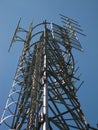 Transmitter and receiver antenna Royalty Free Stock Photo