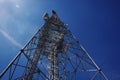 Transmitter tower Royalty Free Stock Photo