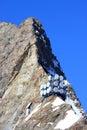 Transmitters and receivers upon Jungfrau mountain Royalty Free Stock Photo