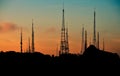 Transmitters silhouette.