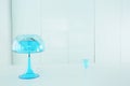 Transparence blue lamp Royalty Free Stock Photo