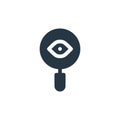 transparency icon vector from ethics concept. Thin line illustration of transparency editable stroke. transparency linear sign for