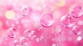 Transparent pink bubble background Royalty Free Stock Photo