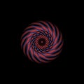 Transparent Abstract spiral blue red elegan for logo or symbol or etc