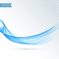 Transparent background with blue wave effect Royalty Free Stock Photo