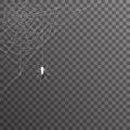 Transparent background corner decoration hanging spider web halloween vector illustration Royalty Free Stock Photo