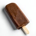 A transparent background featuring a chocolate ice cream stick, image Royalty Free Stock Photo