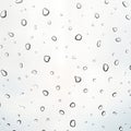 Transparent background shows water drops. Abstract design. Raindrops create subtle pattern. Photo perfect for tech backgrounds. Royalty Free Stock Photo