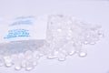 Transparent balls silicate gel