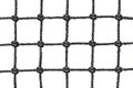 Transparent Black Rope Netting Texture Seamless - Intertwined Threads, Abstract Pattern, Geometric Design Royalty Free Stock Photo