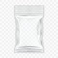 Transparent Blank Filled Plastic Bag With Ziplock