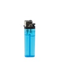 Transparent blue lighter Royalty Free Stock Photo