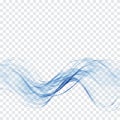 Transparent blue wave of water.Abstract waves background Royalty Free Stock Photo