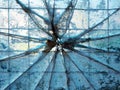 Transparent broken glass texture Royalty Free Stock Photo