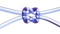 Transparent knot Royalty Free Stock Photo