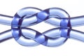 Transparent knot Royalty Free Stock Photo