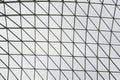 Transparent ceiling. Glass ceiling of the room close-up. Glass over your head. sky panorama Royalty Free Stock Photo