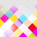 Transparent Colorful Squares