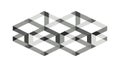 Transparent Cube Grid Abstract Design, vector design Generative AI Royalty Free Stock Photo