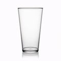Empty glass isolated on a white background. front view Royalty Free Stock Photo