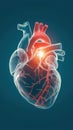 Transparent 3D Rendering of the Heart with Vascular Anomalies