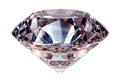 Transparent Diamond, Exploring the Facets of Brilliance and Value Royalty Free Stock Photo