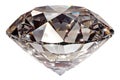 Transparent Diamond Facets, A Close-Up Look at Brilliance and Reflectivity Royalty Free Stock Photo