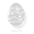 Transparent Easter Egg Royalty Free Stock Photo