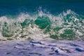 Transparent emerald wave Royalty Free Stock Photo