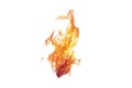 Transparent Fire PNG Image, Realistic Flame with Black Background Royalty Free Stock Photo