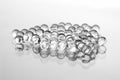 Transparent gell balls Royalty Free Stock Photo