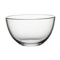 Bowl has a clear, reflective surface with a slightly thickened Royalty Free Stock Photo