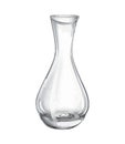 Transparent glass container, fragile purified water