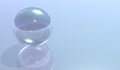 Transparent Glass Sphere Royalty Free Stock Photo