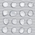 Transparent gray drops
