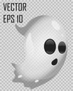 Transparent Halloween ghost