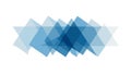 Transparent Overlapping Blue Triangles Vector, vector design Generative AI Royalty Free Stock Photo