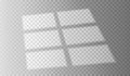 Transparent overlay shadow from a window Royalty Free Stock Photo