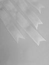 Transparent parallel ribbons Royalty Free Stock Photo