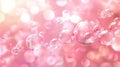 Transparent pink bubbl Royalty Free Stock Photo